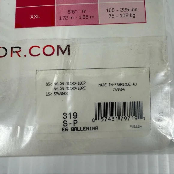 Mondor Ultra Soft Performance Dance Tights 319 E6 Ballerina Women's S 40 Denier - Picture 10 of 10